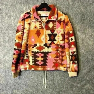 Billabong Time Off Half Zip Fleece Pullover - Small